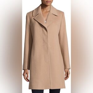 Fleurette | 100% Loro Piana Italian Wool Coat | Camel | Made in USA | 10